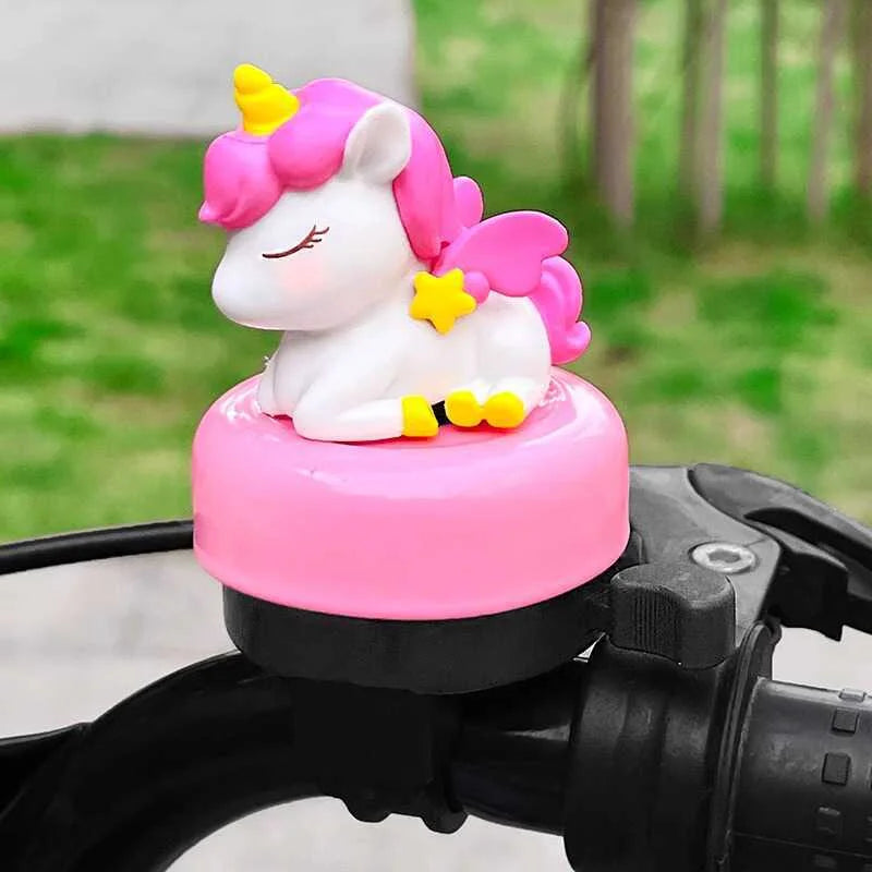 Unicorn children's bicycle bell super loud universal cute cartoon balance bike bicycle skateboard horn super loud Oasis Select