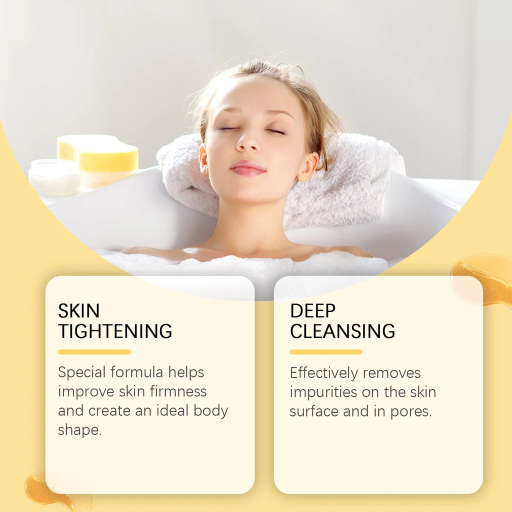 Bee Venom Firming Body Soap Toning Bath Bar Deep Nourishing Hydrating Complex For Smooth Soft Skin Gentle Daily Cleansing Oasis Select
