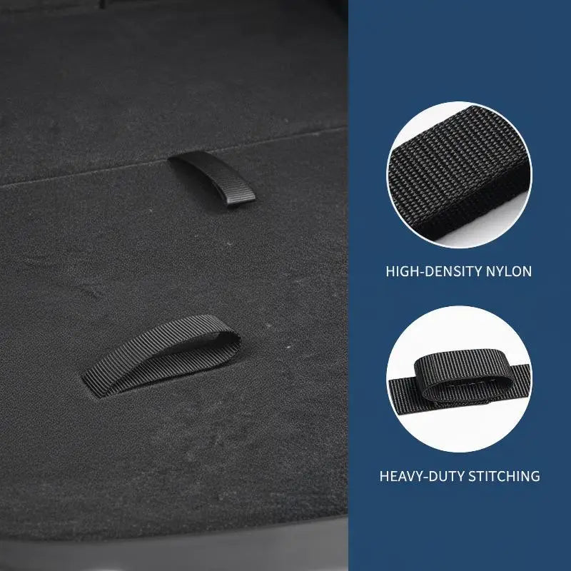 For Model Rear Trunk Rope Draw String Open Tail Box Cover Handle Pull Strap Car Organizer Accessories Mat Protection Pad Oasis Select