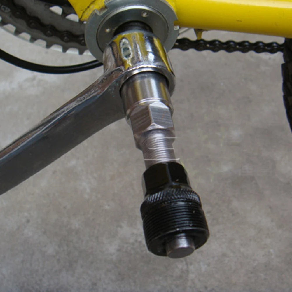 Bike Bicycle Crank Puller Crank Extractor Crank Remover Pedal Tool Silver Black Cycling Repair Disassembly Tools Oasis Select