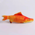 Realistic Fish Cat Toy Bite Resistant Interactive Playmate For Kitten Indoor Teasing Entertainment Pet Relaxing Accessory Gift Oasis Select carp 20cm