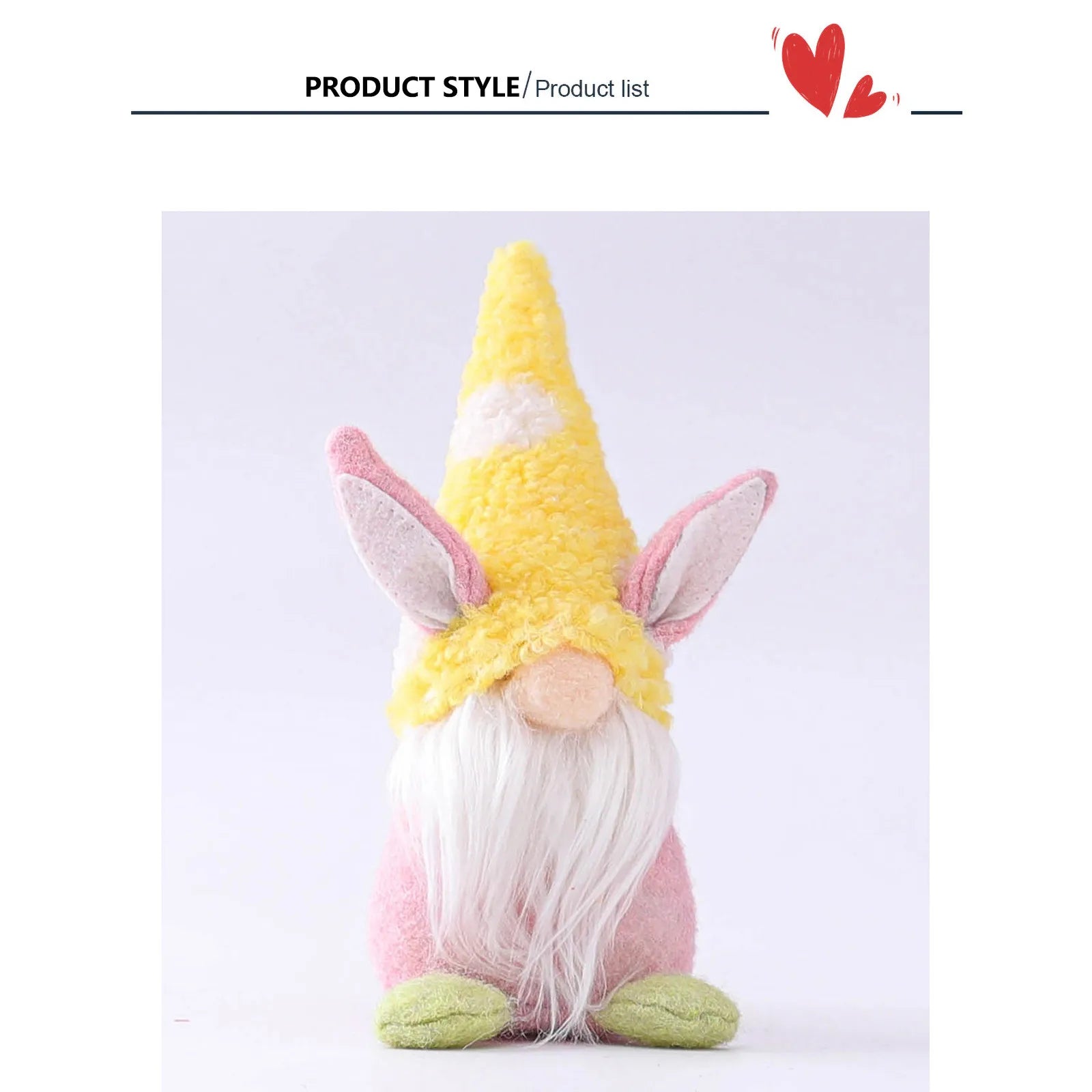 Cute Easter Faceless Gnome Rabbit Doll Handmade Home Decoration Spring Hanging Bunny Party Decor Ornaments Kids Gifts Oasis Select