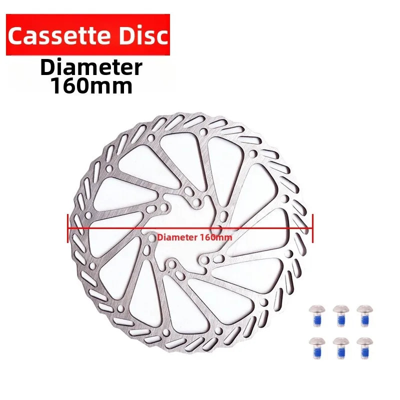 140mm 160mm 180mm Disc Brake For Rotor Stainless Steel Aluminum Alloy 44mm Bolt Circle For Mountain Bike E-Bike Scooter Parts Oasis Select 160A