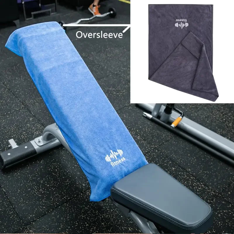 Super absorbent sports towel suitable for men and women - embroidered, quick drying fitness towel with sleeve cover Oasis Select