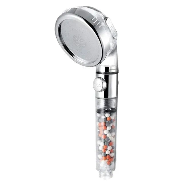 1pc Filtered Shower Head ABS High Pressure Water Saving Spray Handheld Clear Showerheads with With Filter Beads for Bathroom Oasis Select Shower Head D
