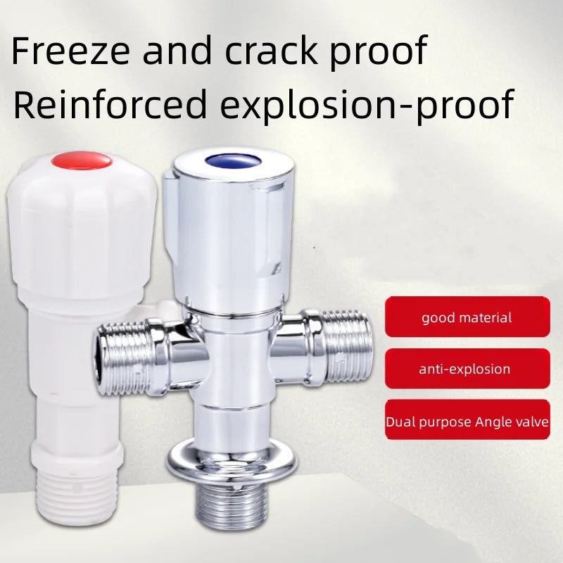 Plastic Angle Valve Faucet Water Stop Valve Toilet Filling Control Tap Switch for Bathroom Kitchen Replacement Accessories Oasis Select