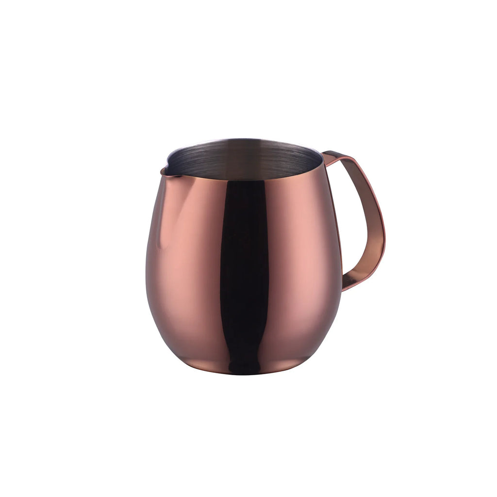 10oz Stainless Steel Milk Frothing Pitcher – 300ml Precision Spout for Latte Art, Barista-Grade Steaming Jug, Coffee Accessories Oasis Select 300ml-rosegold