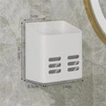 No-Drill Wall Mount Bathroom Shelf & Makeup Organizer