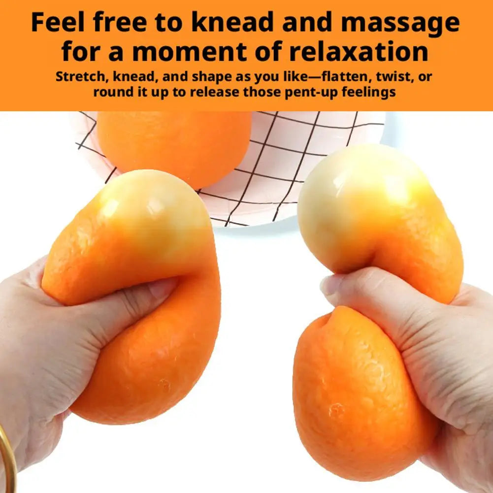 Orange Squeeze Fidget Toy – Stress & Anxiety Relief Sensory