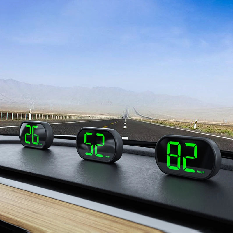 Truck HUD Digital Speedometer Display Safe Driving Assistant LED Car Speed Gauge Oasis Select
