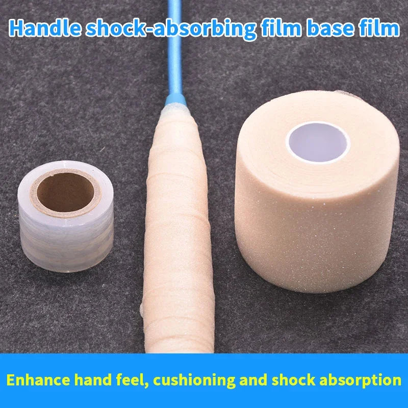 Soft PU Sponge Tennis Badmintion Racket Overgrip Shock-absorbing Handle Membrane Damping Grip Skin Bandage High Elasticity Oasis Select