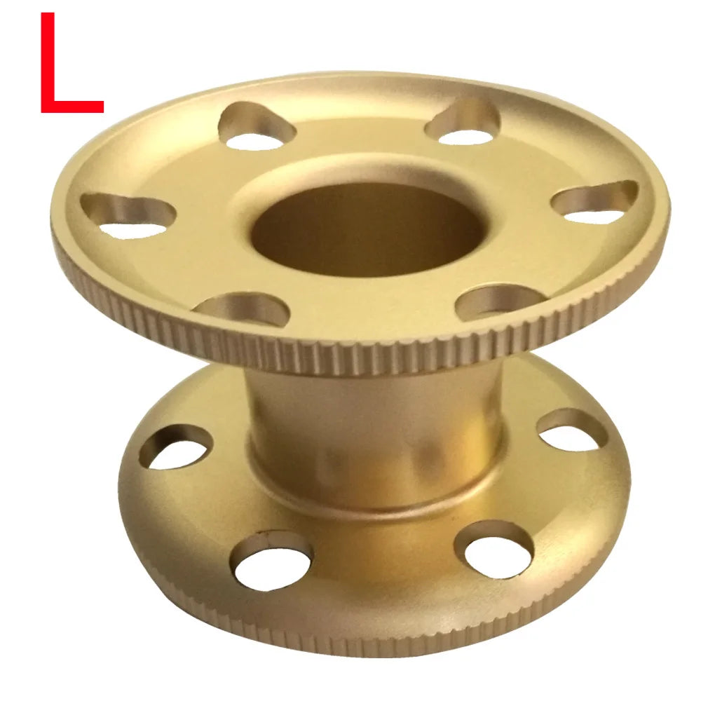 Scuba Diving Blank Finger Reel Diver Water Sports Aluminum Alloy Guide Line Spool Oasis Select Gold L
