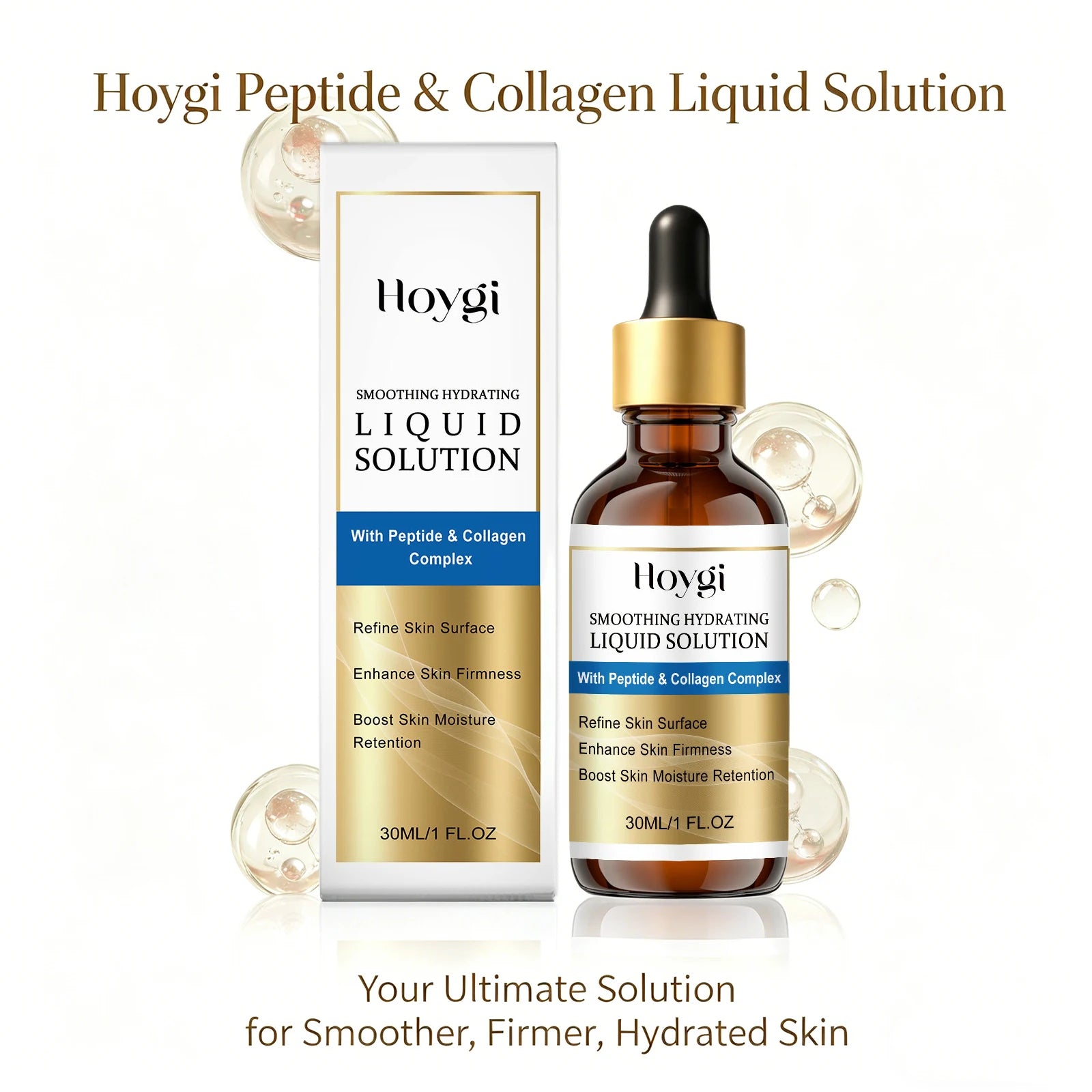 Hoygi Peptide Collagen Face Serum – Firming & Brightening