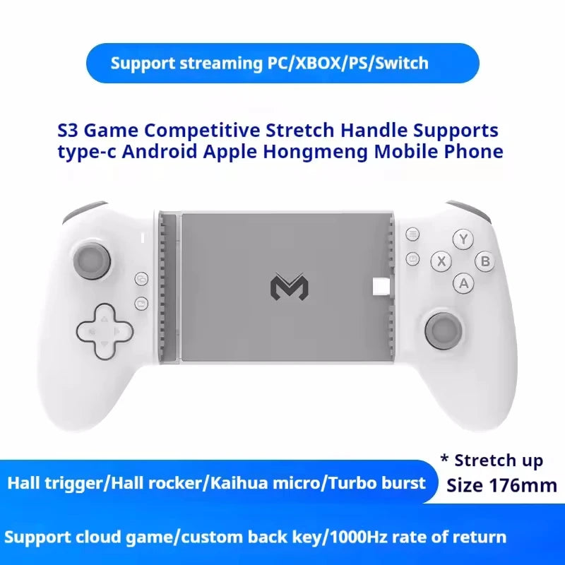 AyeBeau Hall Effect Mobile Gamepad – Android, iOS & PC