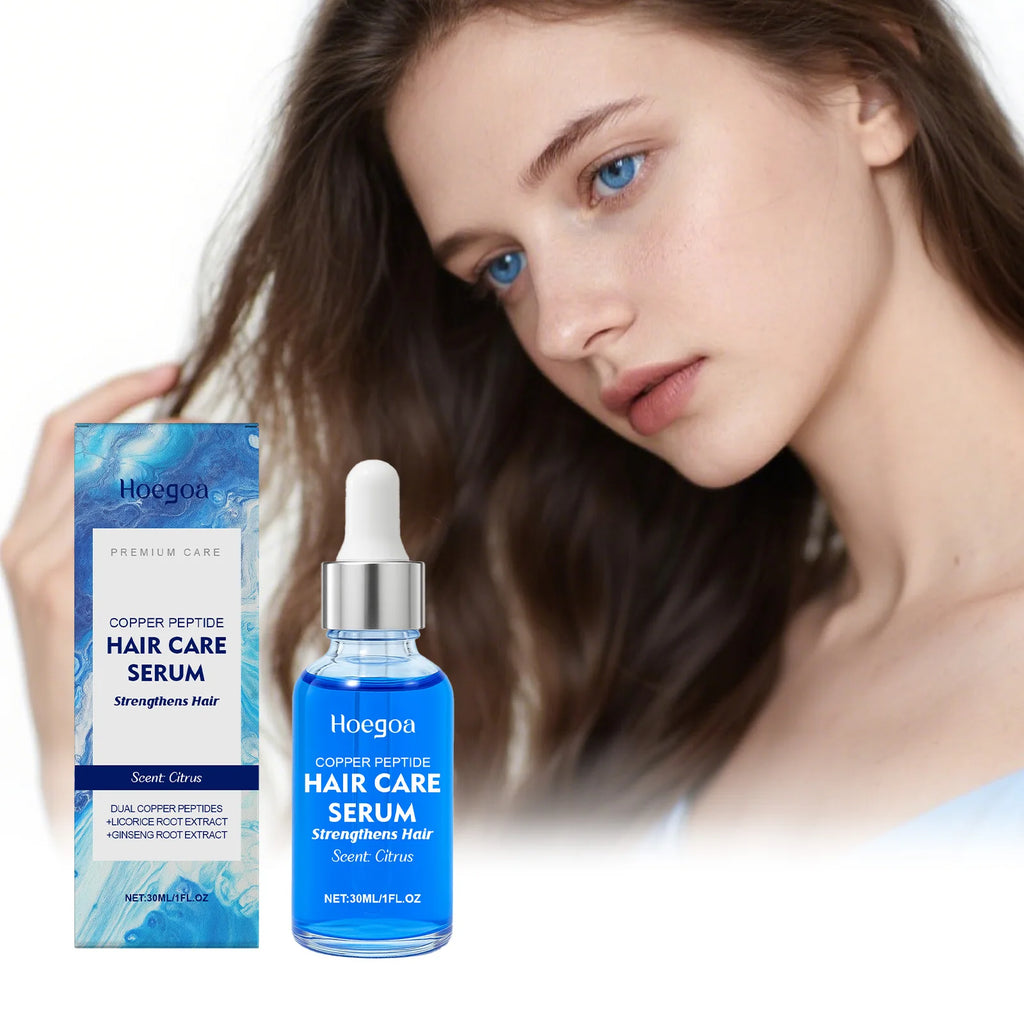 Copper Peptide Hair Growth Serum Promote Regrowth Repair Damage Scalp Massage Thicken Hair Nourish Smooth Anti Loss Hair Essence Oasis Select