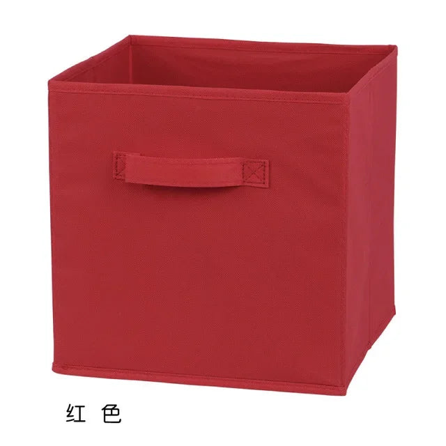 Non Woven Fabric Storage Box Home Supplies Clothing Underwear Storage Box,Kid Toy Storage Organizer Cabinet Drawer Organization Oasis Select Red