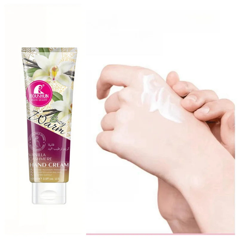 ROUSHUN Vanilla Hand Cream 100ml – Hydrating & Non-Greasy