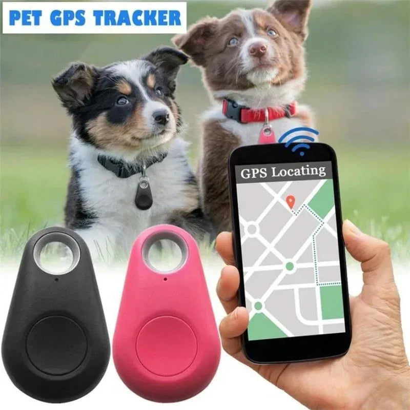1/2pcs Mini Fashion Smart Dog Pets Bluetooth 4.0 GPS Tracker Anti-lost Alarm Tag Wireless Child Bag Wallet Key Finder Locator Oasis Select