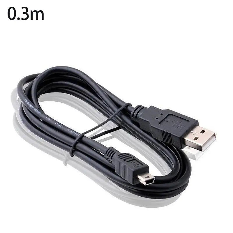Trapezoidal Connector Data Cable To Usb 2.0 T-Type Connector Mini 5-Pin Mp3/Mp4 Data Cable Oasis Select one size A1