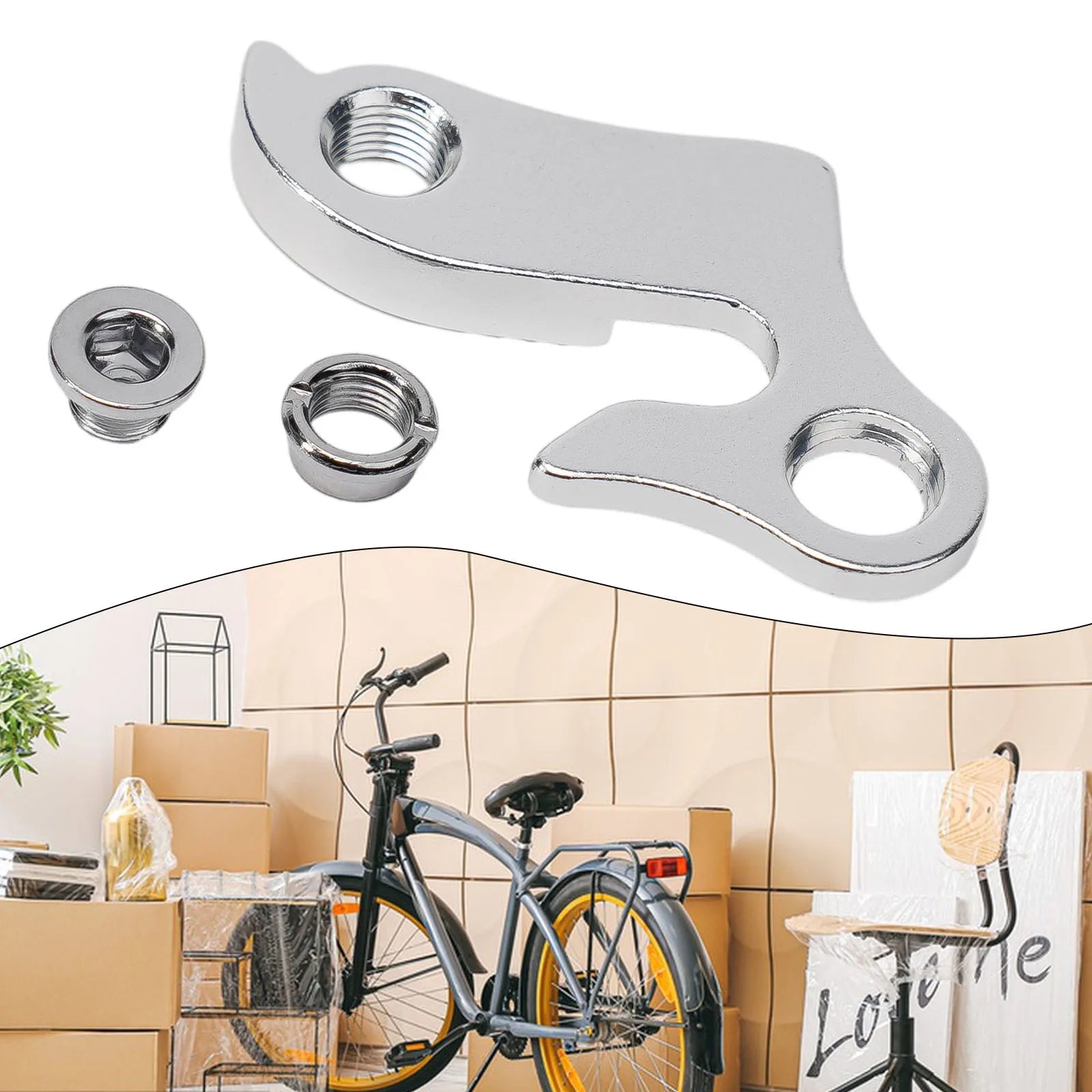 Bike Rear Derailleur Hanger Bicycle MTB Rear Gear Mech Derailleur Hanger Dropout Convertor Adapter Hook Part Bicycle Accessories Oasis Select