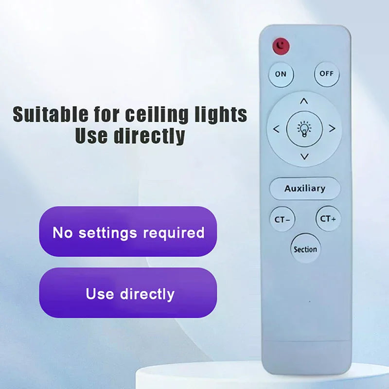 Infrared Remote Control Stepless Dimmer LED Fan Lamp Living Ceiling Room For Light Ceiling Light Floodlight Remote Control Oasis Select