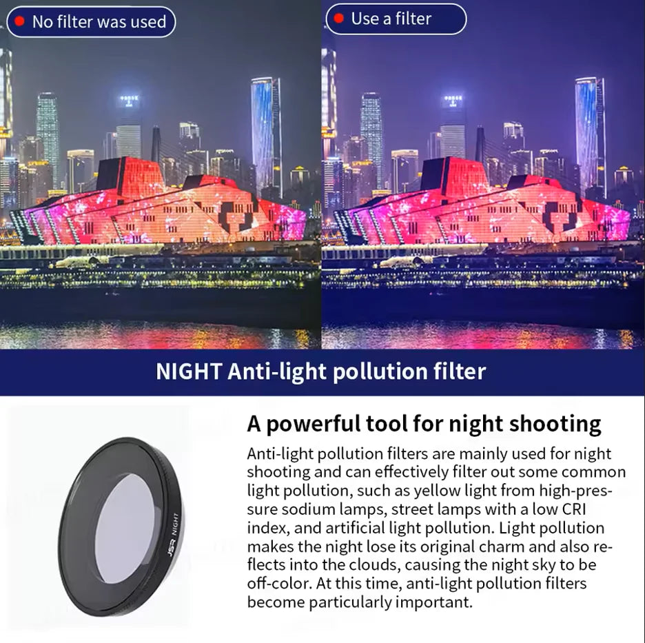 Insta360 GO Ultra Lens Filters – UV CPL ND Star Optical Glass