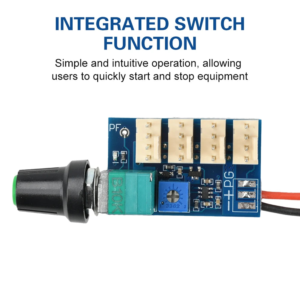 4-channel DC12V 3A 4-wire PWM Fan Controller With Manual Knob Adjustment And Switch 5V 25KHZ Fan Speed Controller Oasis Select