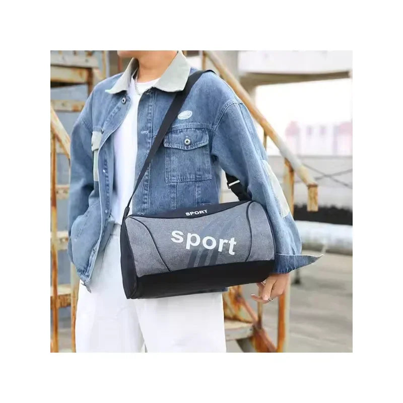Women's & Men's Gym Bag Unisex Outdoor Crossbody Shoulder Backpack Personalized Duffel Overnight Travel Yoga Sports Bag Oasis Select