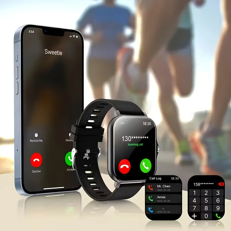 ERUN Smart Watch – HD Screen, Wireless Calls & Fitness Tracker