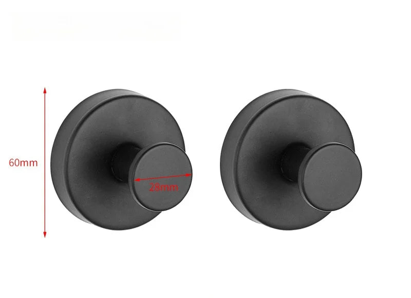 Suction Cup Hooks Towel Coat Bath Robe Hook Wall Mount Waterproof Holder Suitable for Bathroom Kitchen Glass Door Mirror Tile Oasis Select 2PCS 2