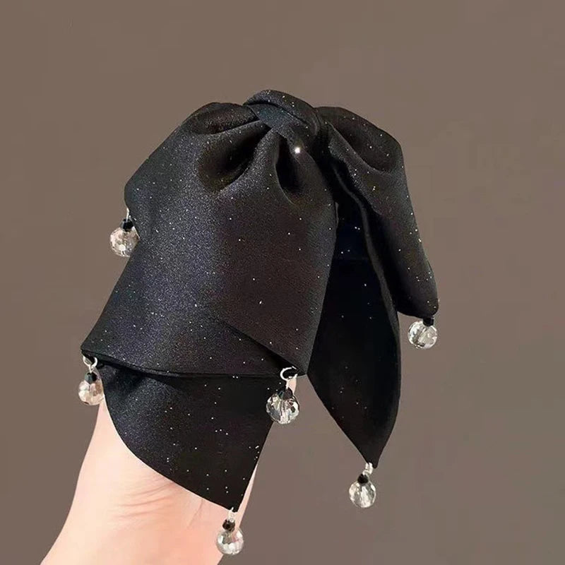 Rhinestone Bow Hair Claw Clip – Lace Shark Clip for Women Hair Claw Clip Oasis Select
