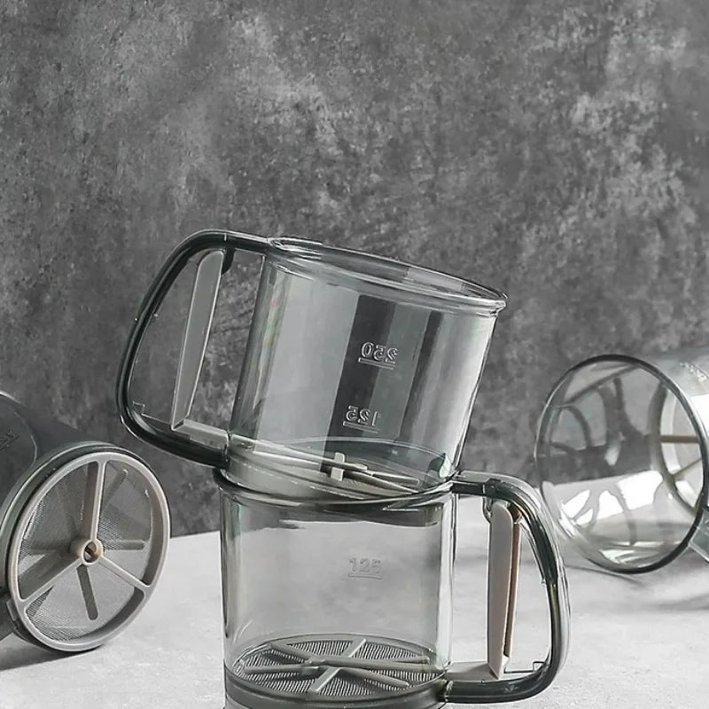 Semi-Automatic Handheld Flour Sifter – Baking Sieve Tool Flour Sifter Oasis Select