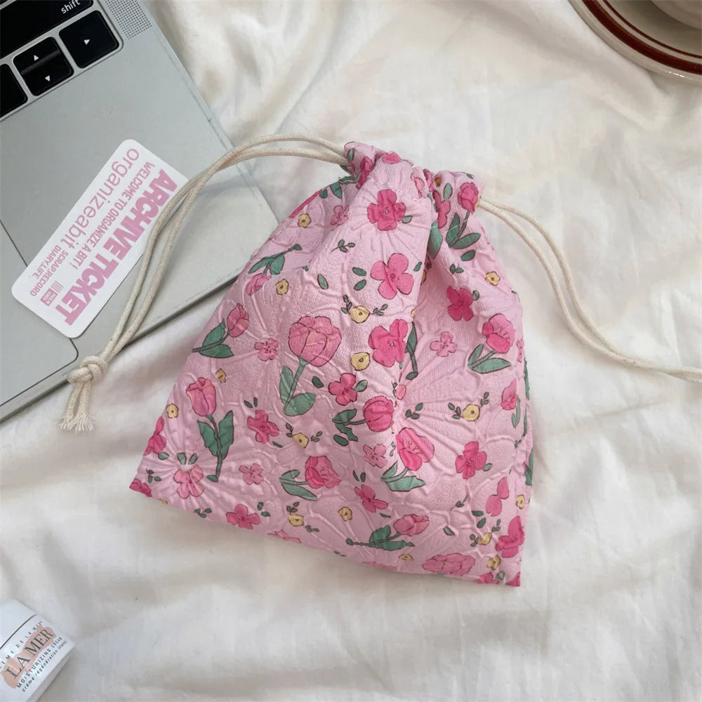 Cute Drawstring Pouch – Coin, Jewelry & Cosmetic Storage Bag