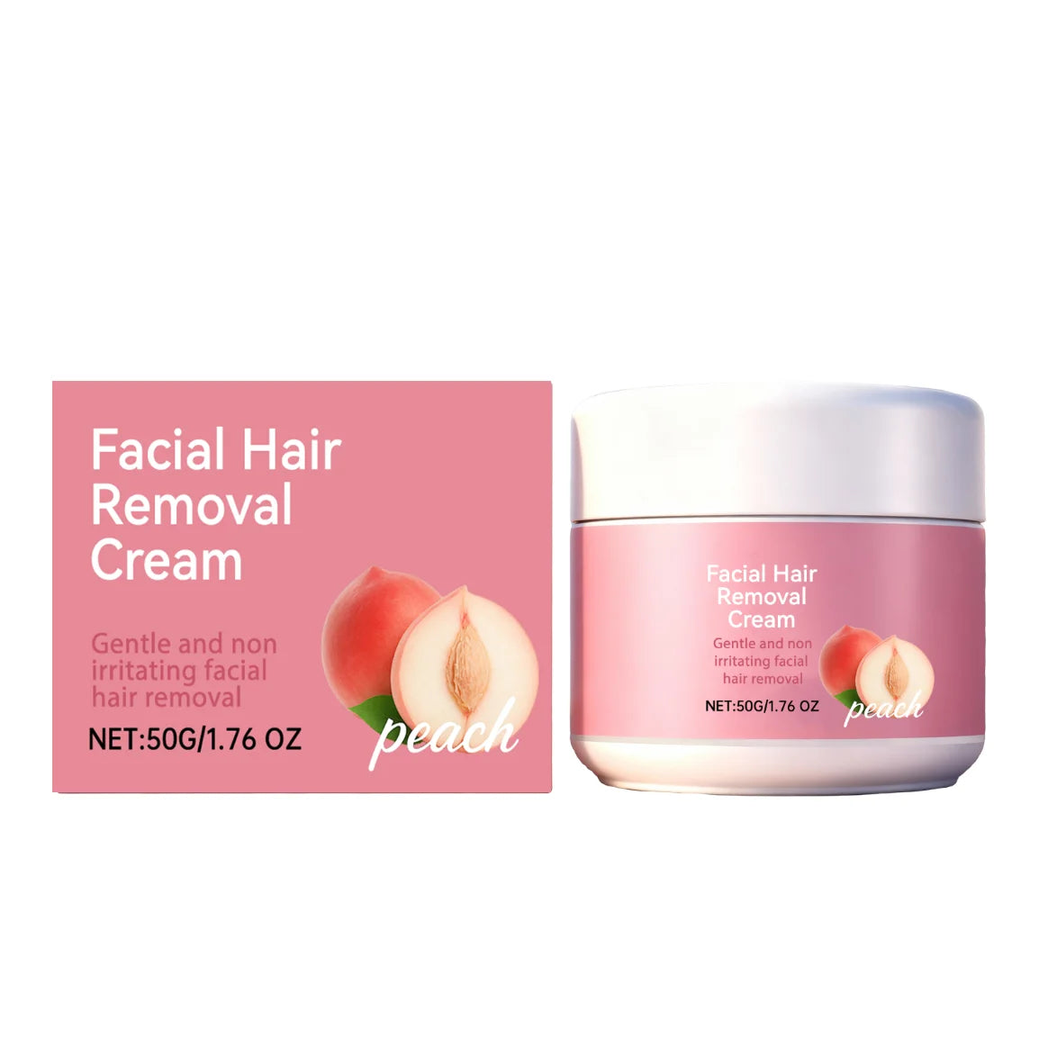 Facial Hair Removal Cream Face Chin Upper Lip Gentle Fast-acting Oasis Select 50g Boxed