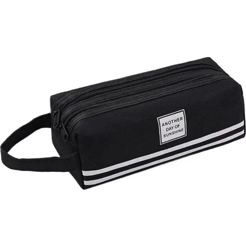Large Capacity Double Layer Oxford Cloth Pencil Case Pencil Case Oasis Select D