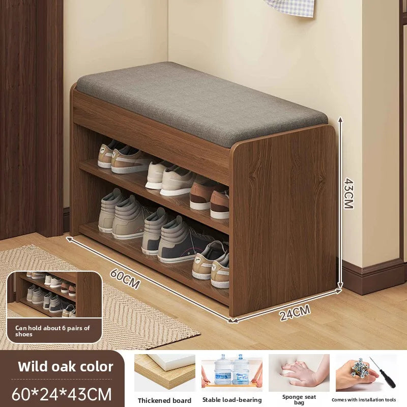 The shoe change stool is at the door the shoe cabinet, the sitting stool is extremely narrow can sit on the shoe rack Oasis Select 1