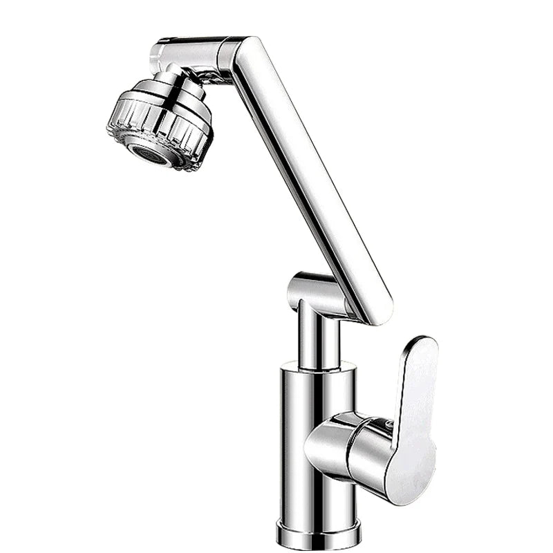 Rotating Dual-Mode Kitchen & Bathroom Faucet – Hot & Cold