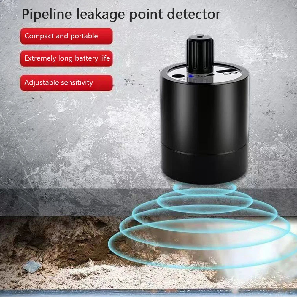 Portable Underground Pipe Leak Detector Kit | Type-C Rechargeable