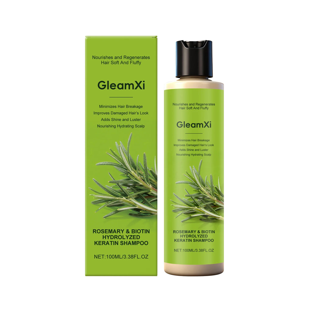 Rosemary Shampoo Hair Thickness Regrowth Soothing Scalp Anti Dandruff Oil Control Repair Split Ends Hair Refreshing Fluffy Hair Oasis Select 100ml boxed