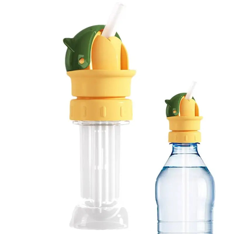 Water Bottle Top Adapter Silicone Bottles Top Spout Adapter Replacement Bottle Topper Spout Adapter for Most Standard Bottles Oasis Select