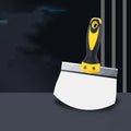 Stainless Steel Putty Knife Wall Paint Plaster Trowel Arc Ash Shovel Paint Feed Filling Scraper Blade Spatula Construction Tools Oasis Select Bending