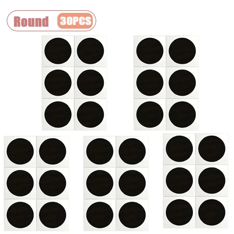 Self-Adhesive Tire Repair Patches No Glue Required for Bicycle and Motorcycle Tubes Quick Puncture Fix Cycling Emergency Kit Oasis Select Round-30PCS