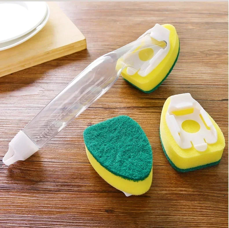 Sponge soap dispenses dishwashing scrub Dishwashing sponge replacement head kitchen sink washing tool Oasis Select