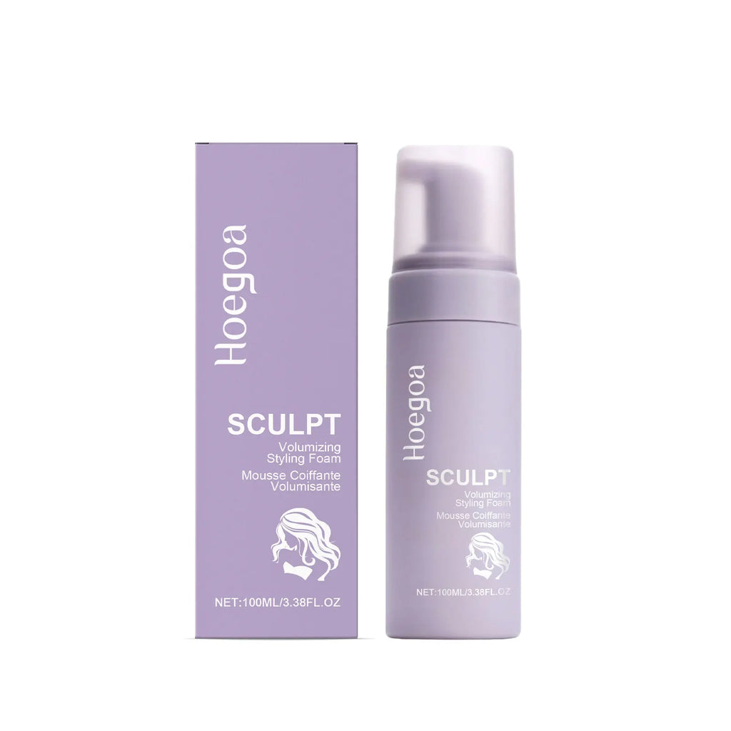 HOEGOA Curly Hair Mousse – Anti-Frizz, Volume & Strong Hold 100ml