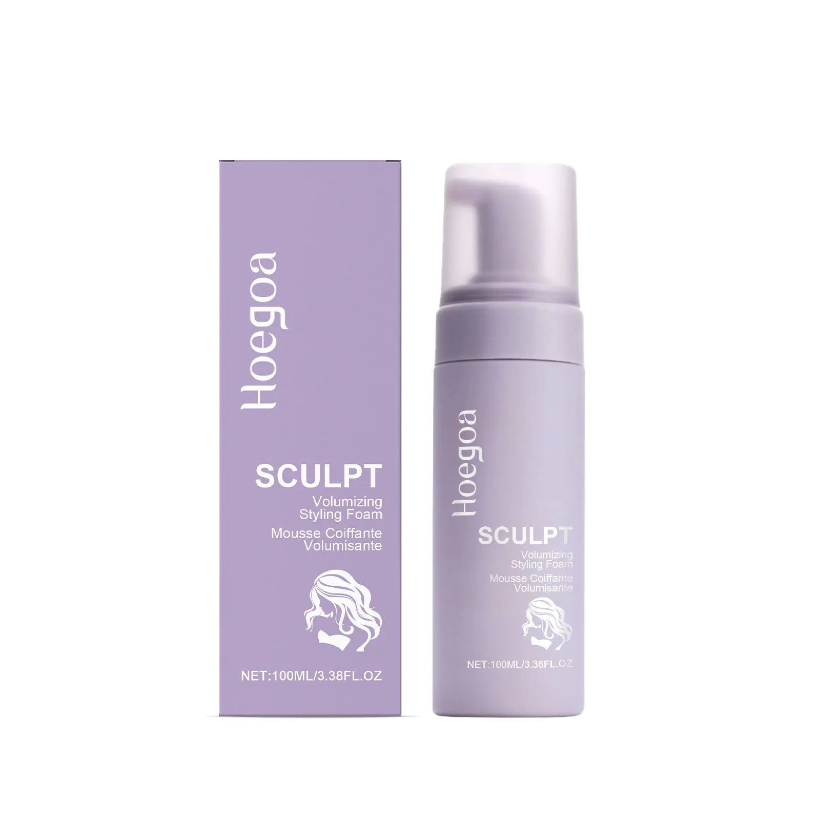 HOEGOA Curly Hair Mousse – Anti-Frizz, Volume & Strong Hold 100ml