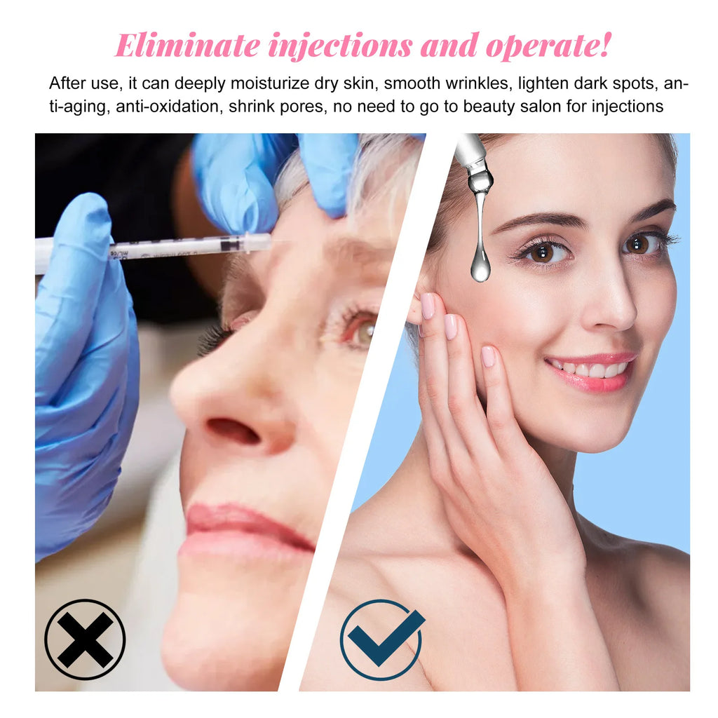 Peptide Collagen Lifting Face Serum | Korean Glass Skin Ampoule Face Lifting Serum Oasis Select