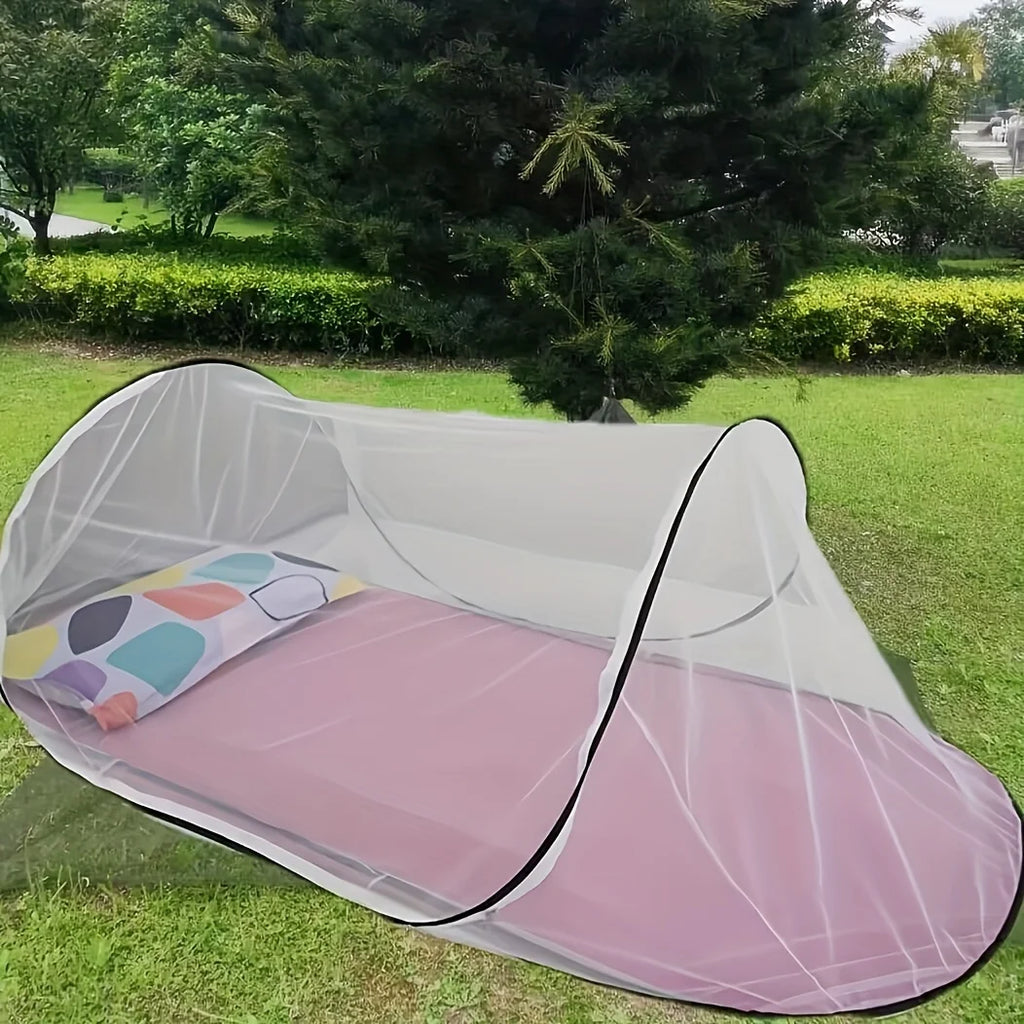 1pc Portable Foldable Outdoor Camping Mesh Mosquito Net - Ultra-Lightweight, Compact, Easy Setup, Breathable, Anti-Mosquito Oasis Select