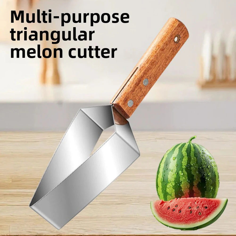 Stainless Steel Watermelon Slicer | Portable Fruit Cutter