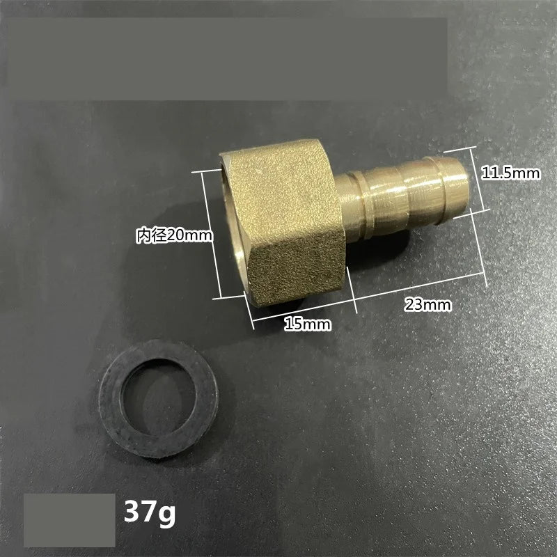 Brass Hose Fitting 4mm-19mm Barb Tail 1/2" BSP Female Thread Copper Connector Joint Coupler Adapter Oasis Select