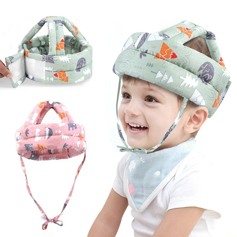 Soft Comfortable Head Security & Protection Adjustable Hats Baby Toddler Cap Anti-collision Protective Hat Baby Safety Helmet Oasis Select